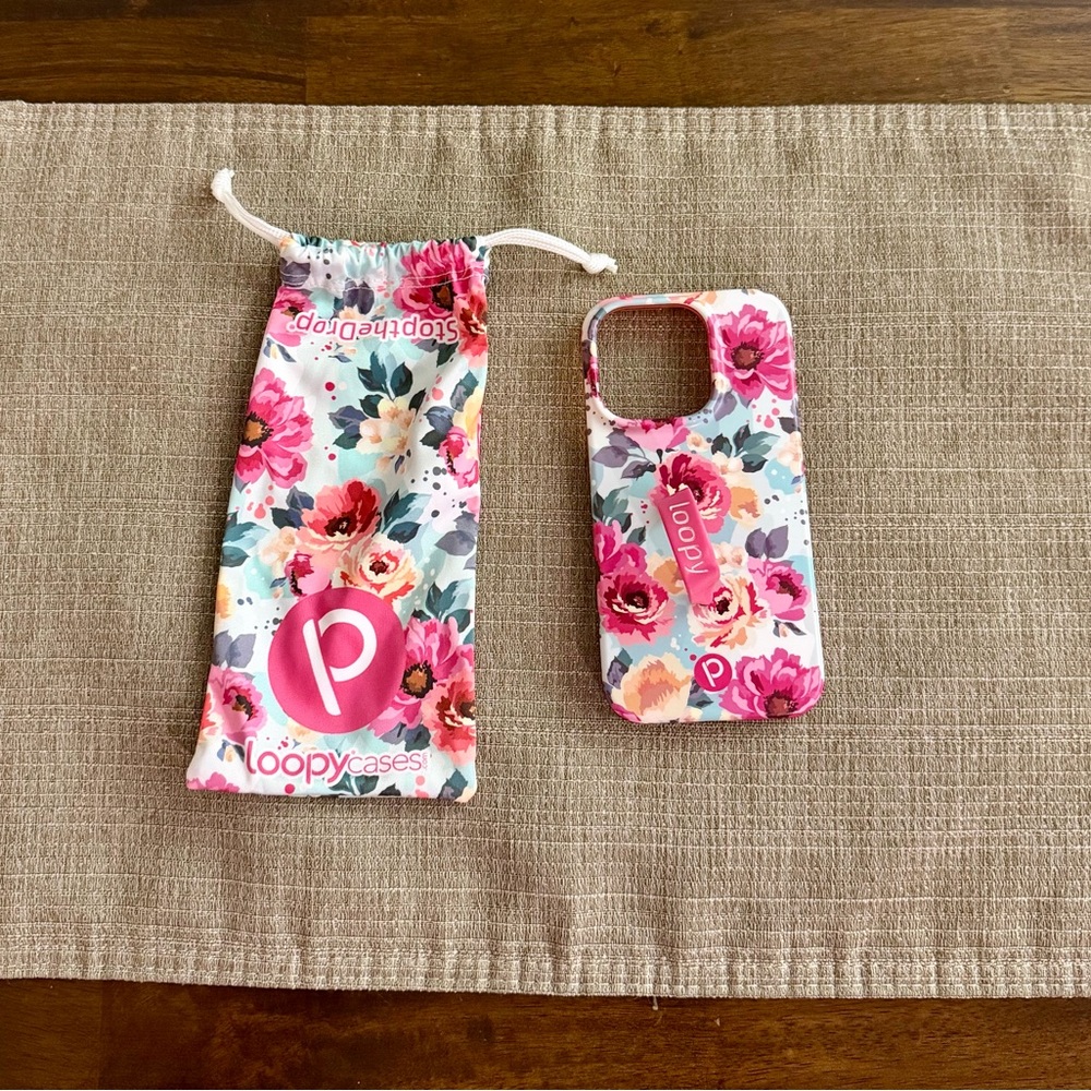 Floral LoopyCase & Pouch for iPhone 14 Pro